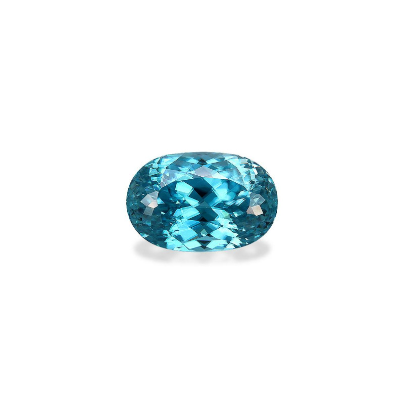 Zircon Bleu taille OVALE Bleu 12.00 carats