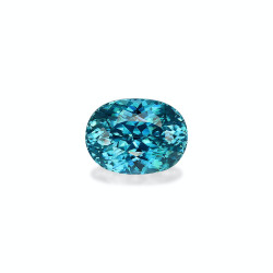 OVAL-cut Blue Zircon Blue...