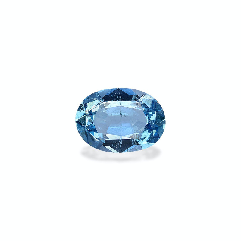 Aigue-Marine taille OVALE Ice Blue 1.05 carats