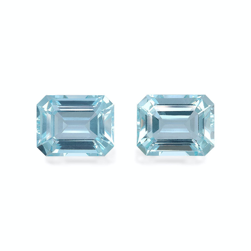 RECTANGULAR-cut Aquamarine Baby Blue 38.62 carats