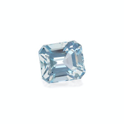 Rechthoekig geslepen hemelsblauwe Aquamarijn van 12,56 karaat