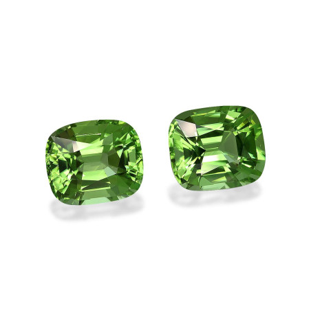 橄榄石 taille 靠垫 绿色 18.15 carats