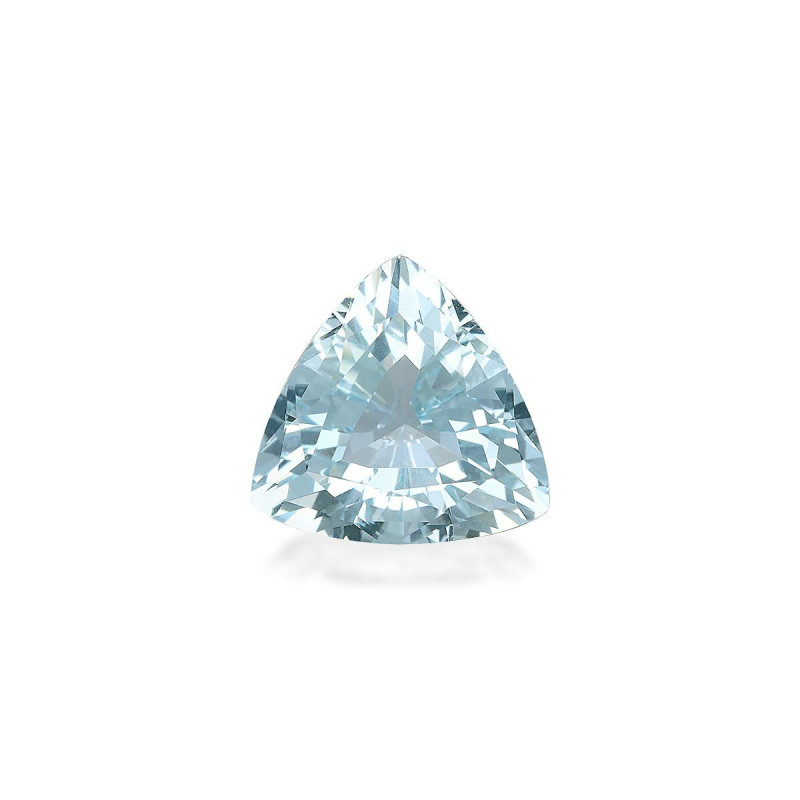 Aguamarina taille Trilliant Bleu Ciel 10.72 carats