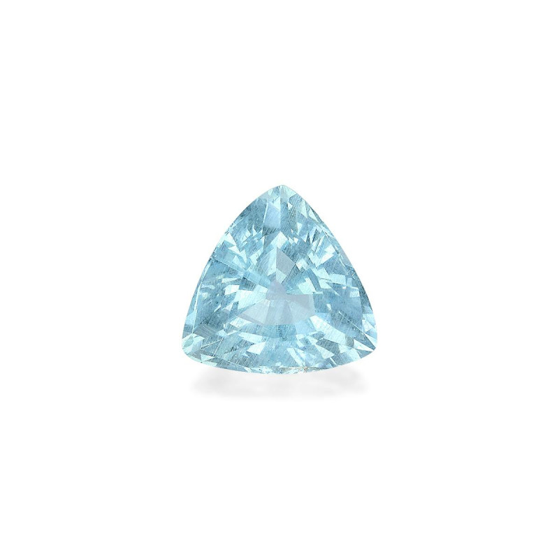 Aguamarina taille Trilliant Baby Blue 9.34 carats