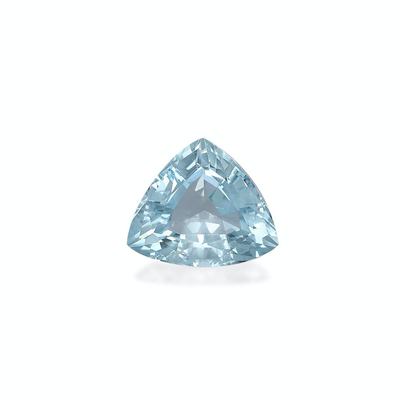Aguamarina taille Trilliant Baby Blue 10.07 carats