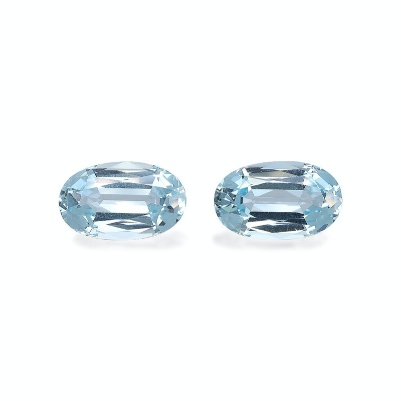 Aigue-Marine taille OVALE Baby Blue 19.52 carats