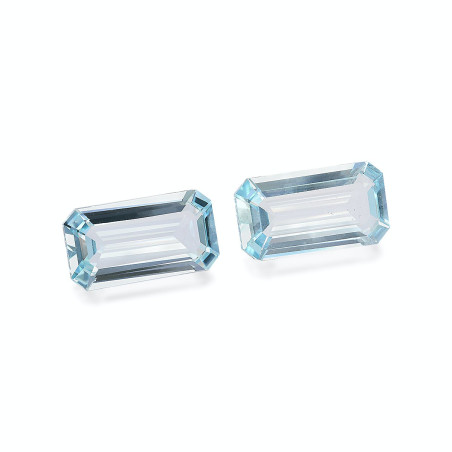 海蓝宝 taille 矩形的 蓝天 9.19 carats