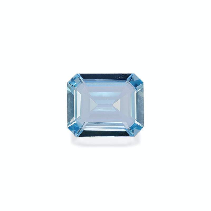 Aigue-Marine taille RECTANGULARE Ice Blue 7.57 carats