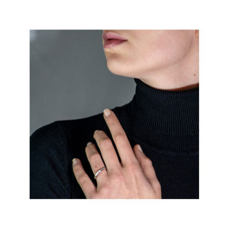 Comtesse Ehering mit Diamanten