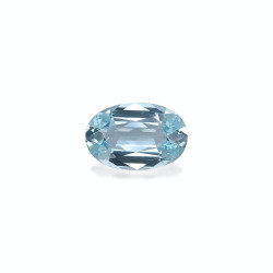 Ovaal geslepen Baby Blauwe Aquamarijn van 21,57 karaat