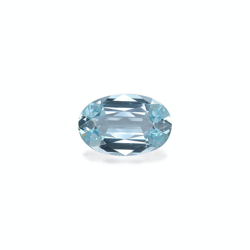 Aguamarina taille OVALE Baby Blue 21.57 carats