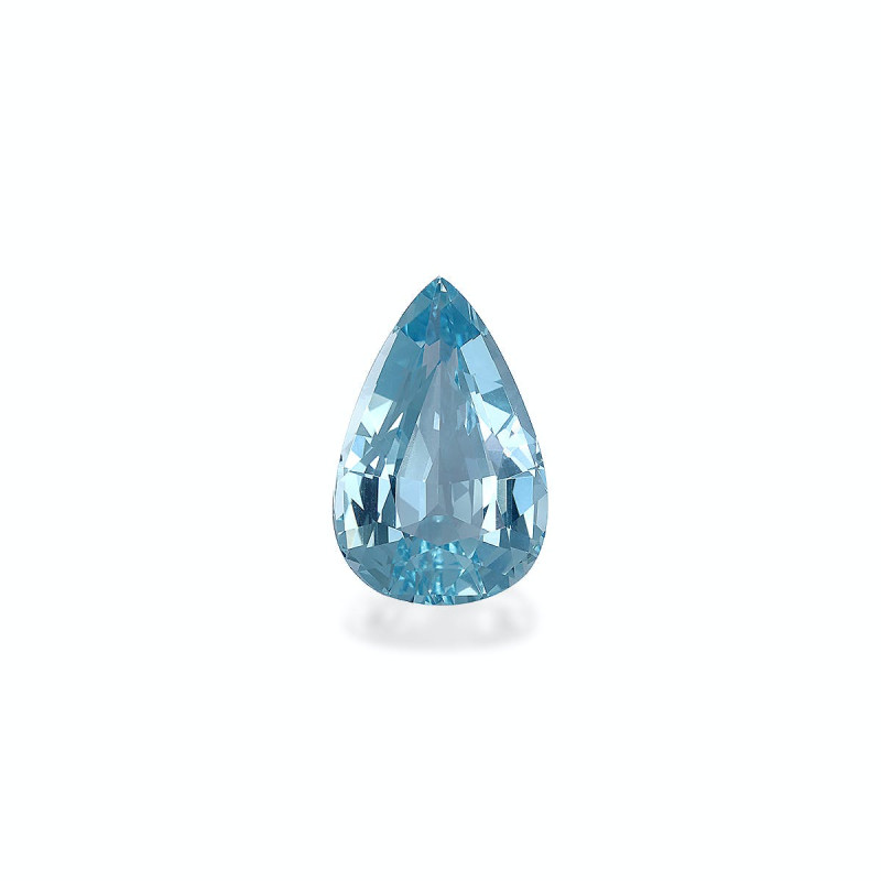 Aigue-Marine taille Poire Ice Blue 19.69 carats