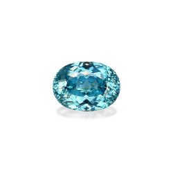 OVAL-cut Blue Zircon Blue...