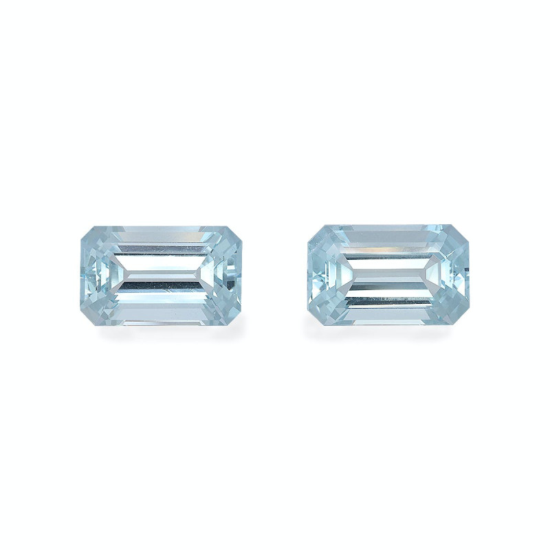 Aguamarina taille RECTANGULARE Baby Blue 12.12 carats