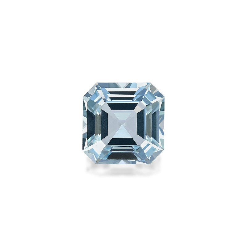 Aigue-Marine taille CARRÉ Baby Blue 5.19 carats