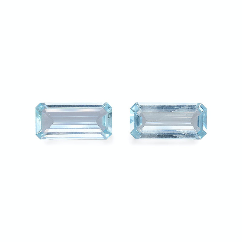 Aguamarina taille RECTANGULARE Baby Blue 14.57 carats