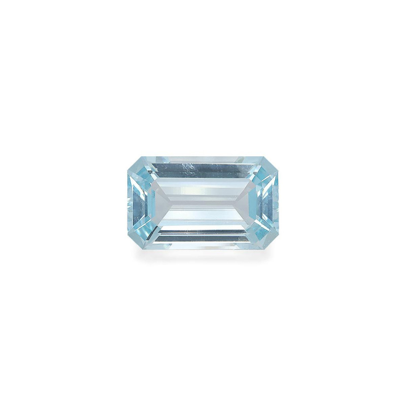 Aigue-Marine taille RECTANGULARE Baby Blue 10.07 carats