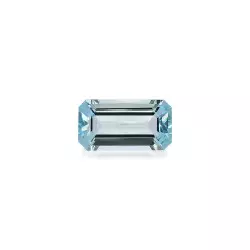 RECTANGULAR-cut Aquamarine...