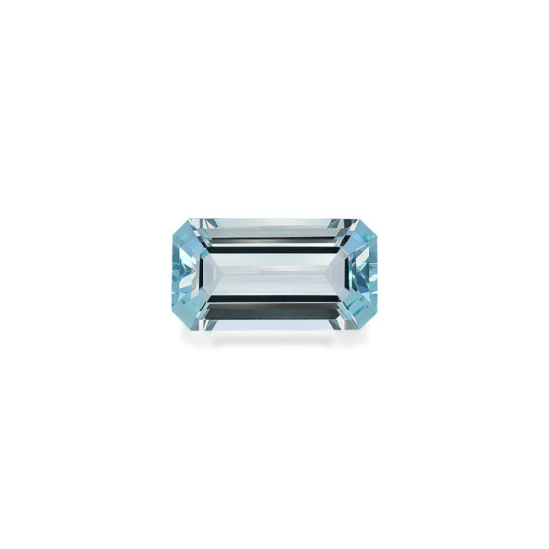 Aguamarina taille RECTANGULARE Baby Blue 6.67 carats