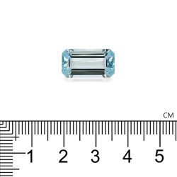 Rechthoekig geslepen Aquamarijn Baby Blauw 6.67 karaat