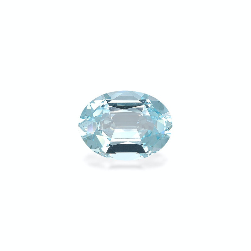 Aguamarina taille OVALE Bleu Ciel 9.80 carats