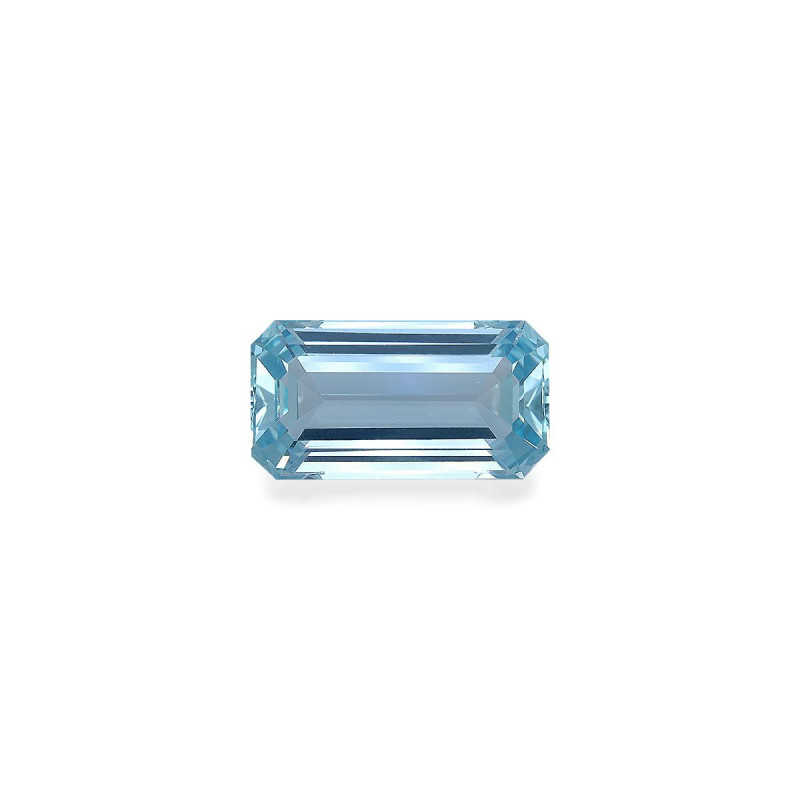 Aigue-Marine taille Trilliant Ice Blue 13.68 carats
