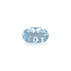 椭圆形宝宝蓝色海蓝宝6.98克拉