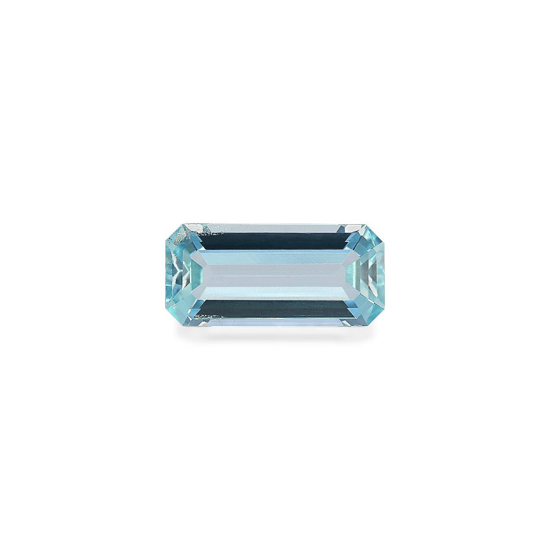 Aguamarina taille RECTANGULARE Baby Blue 5.18 carats