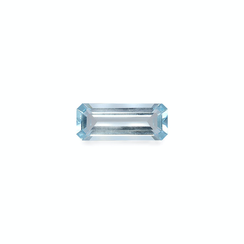 Aguamarina taille RECTANGULARE Baby Blue 9.39 carats