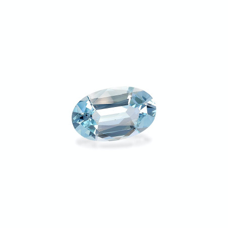 Aguamarina taille OVALE Bleu Ciel 5.22 carats