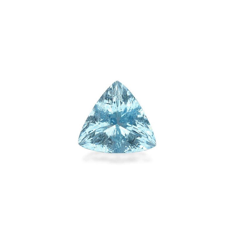 Aguamarina taille Trilliant Ice Blue 4.99 carats