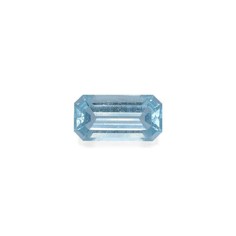 Aguamarina taille RECTANGULARE Baby Blue 5.68 carats