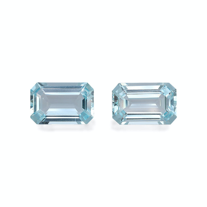Aquamarin lengte RECHTECKIG Baby blau 17.30 karaten