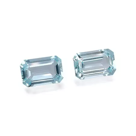 RECTANGULAR-cut Aquamarine Baby Blue 17.30 carats