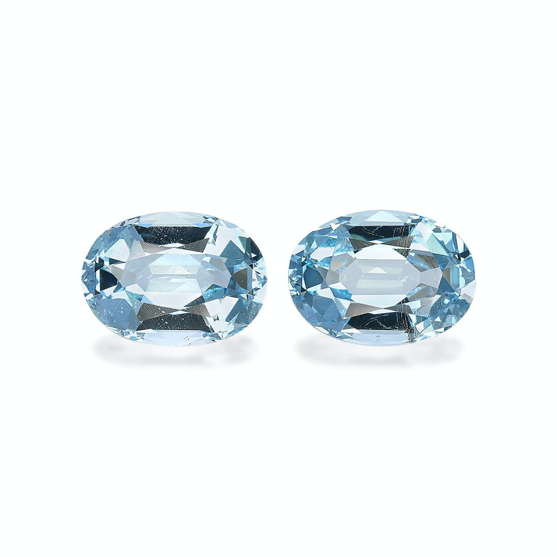 Aigue-Marine taille OVALE Baby Blue 7.39 carats