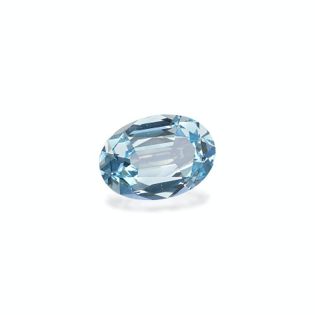 OVAL-cut Aquamarine Baby Blue 4.18 carats