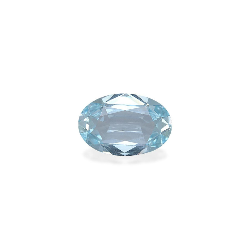 Aquamarin lengte OVAL Baby blau 7.56 karaten