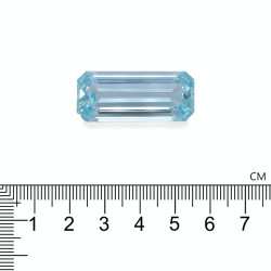 Rechthoekig geslepen Aquamarijn Baby Blauw 41,36 karaat