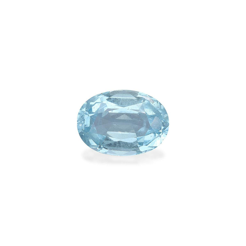 Aquamarin lengte OVAL Baby blau 12.38 karaten