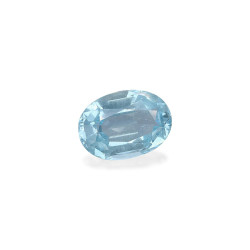 Ovaal geslepen Baby Blauwe Aquamarijn van 12,38 karaat