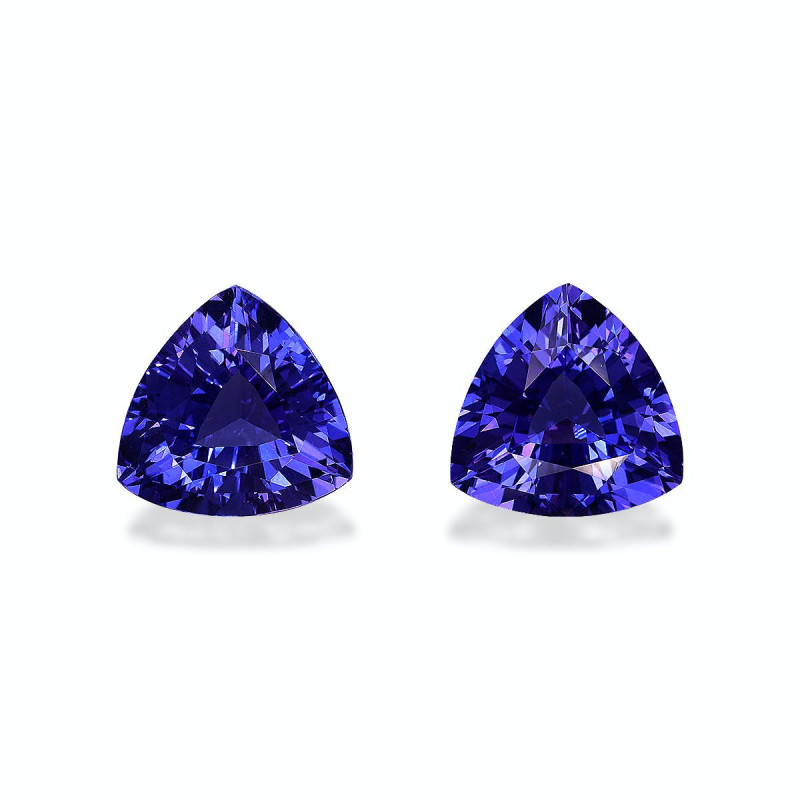 Tanzanite taille Trilliant Violet Blue 9.28 carats