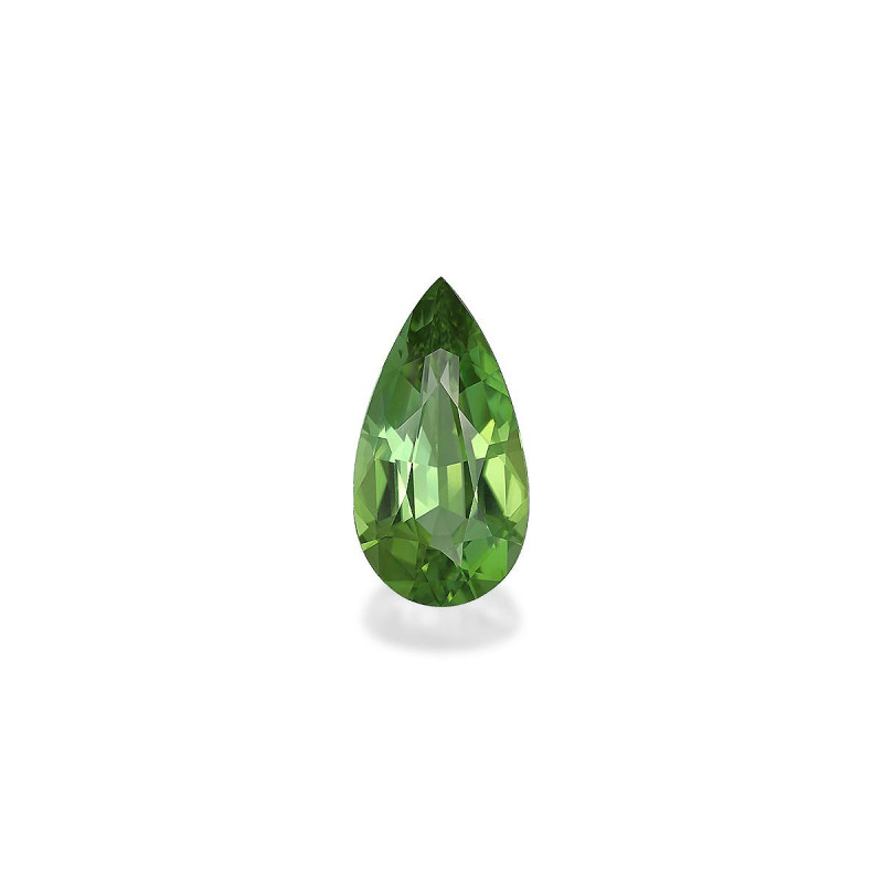 Tourmaline Verte taille Poire Lime Green 6.98 carats