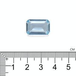 Rechthoekig geslepen Aquamarijn Baby Blauw 8.84 karaat