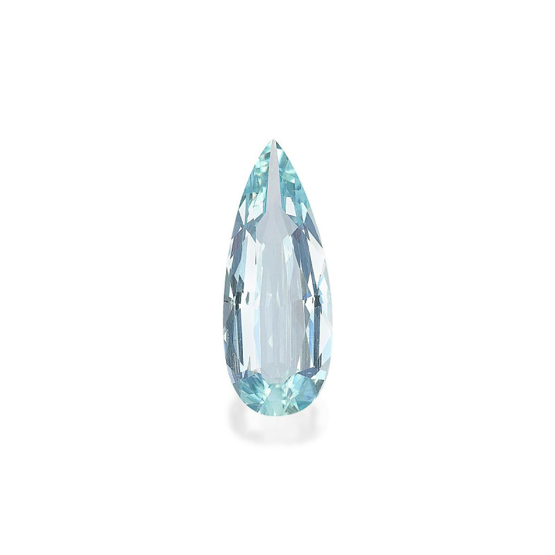 Aguamarina taille Poire Bleu Ciel 7.73 carats