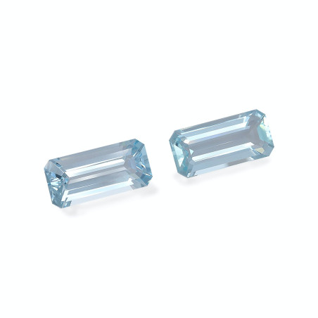 Aquamarin lengte RECHTECKIG Baby blau 12.72 karaten