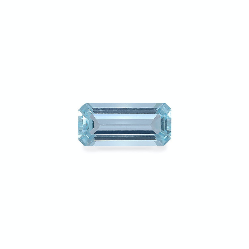 Aguamarina taille RECTANGULARE Baby Blue 5.45 carats