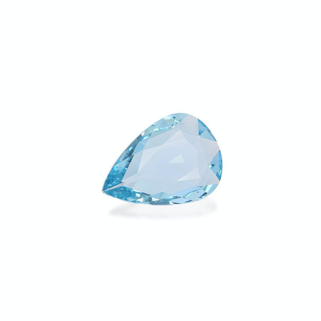 Aquamarin lengte Birne Baby blau 5.12 karaten