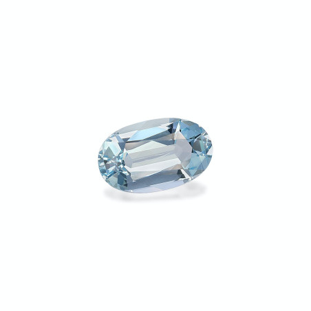 Aquamarin lengte OVAL Baby blau 4.46 karaten