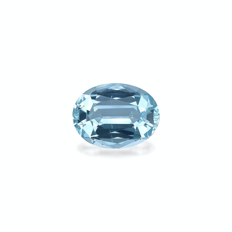 Aigue-Marine taille OVALE Ice Blue 12.08 carats