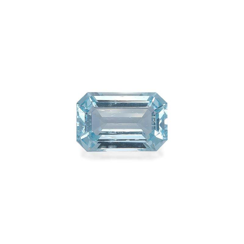 RECTANGULAR-cut Aquamarine Baby Blue 10.82 carats